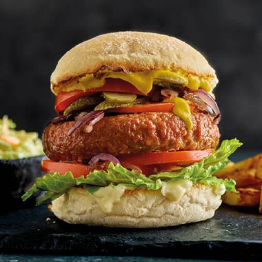Image of vegan burger