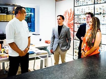 Education session from the winners' trip