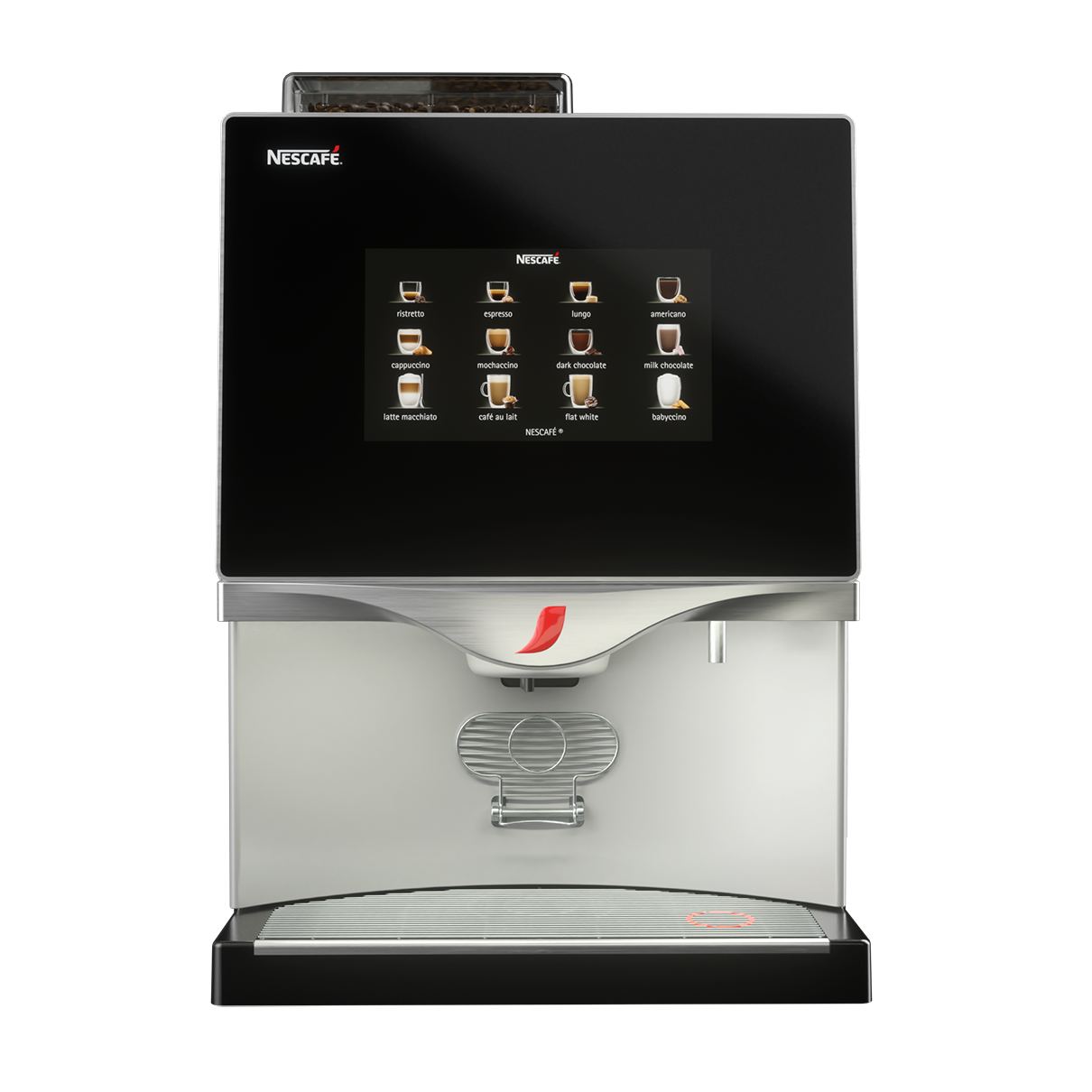 NESCAFÉ Touch Bean to Cup Commercial Coffee Machine front view