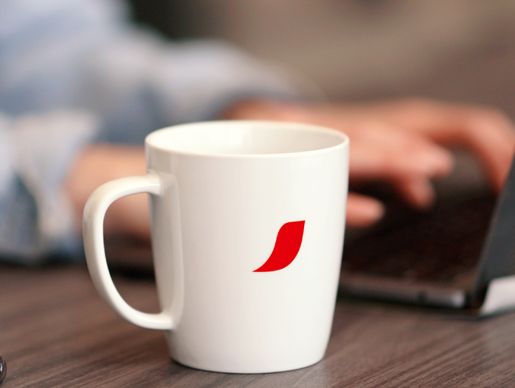 coffee in nescafe mug