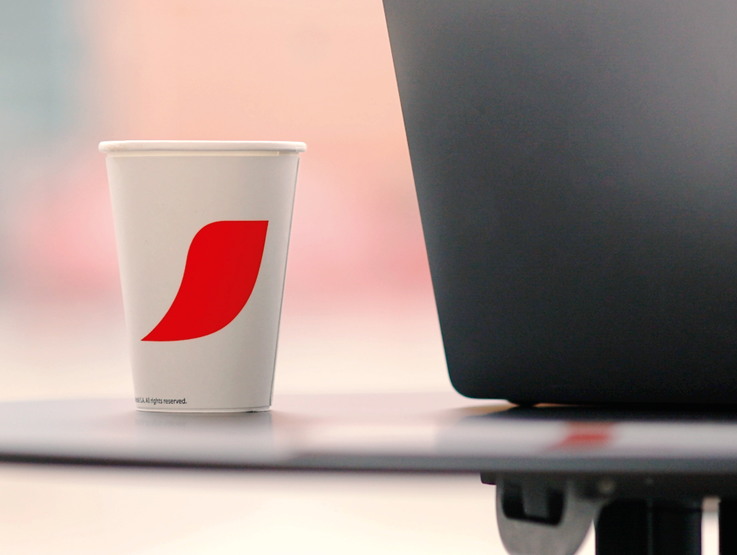 coffee in recyclable nescafe cup