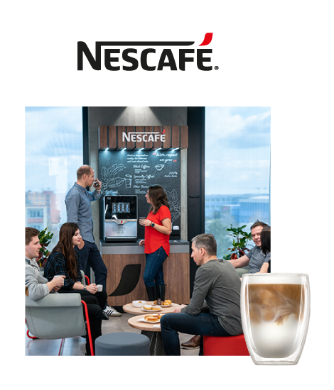 Coffee area solution in busy office environment