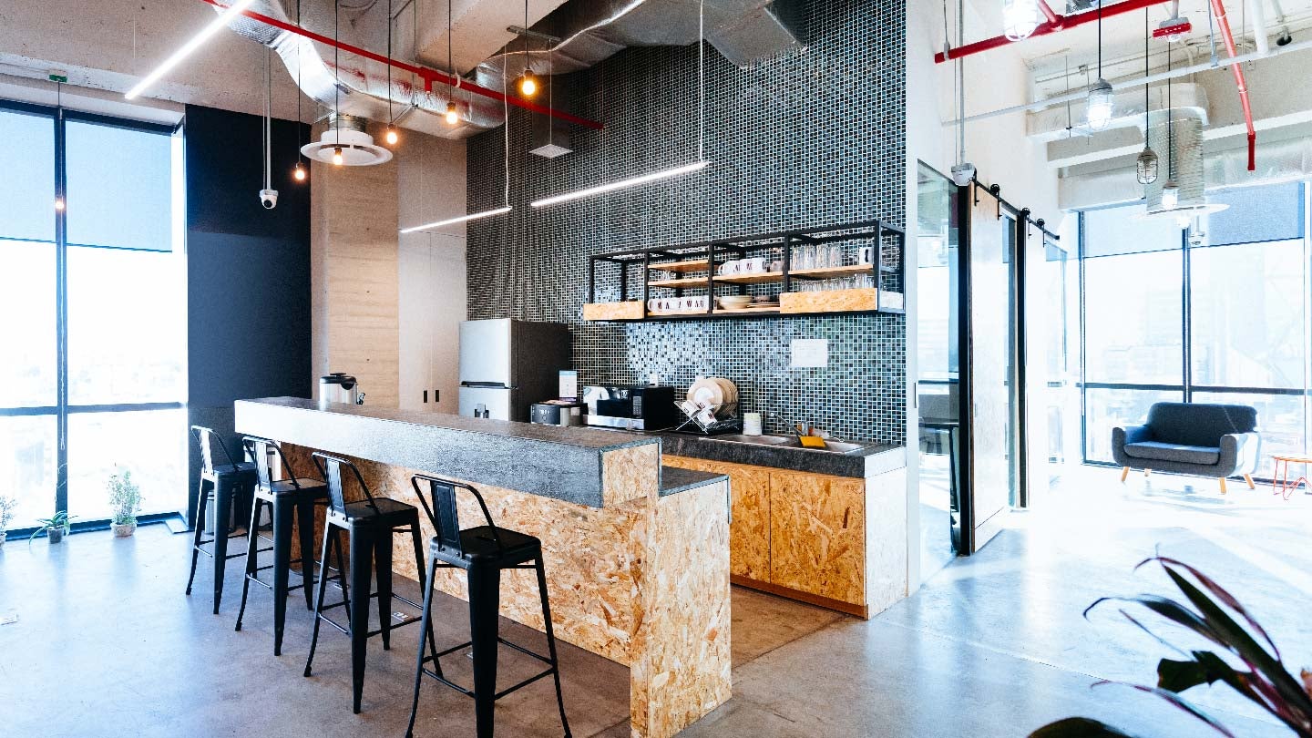 An office kitchen