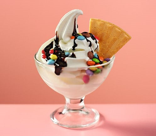 SMARTIES® Mini Mix in as an ice cream topping