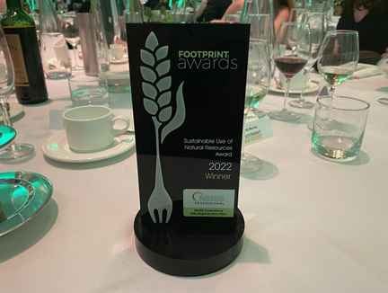 black footprint awards 2022 winner award