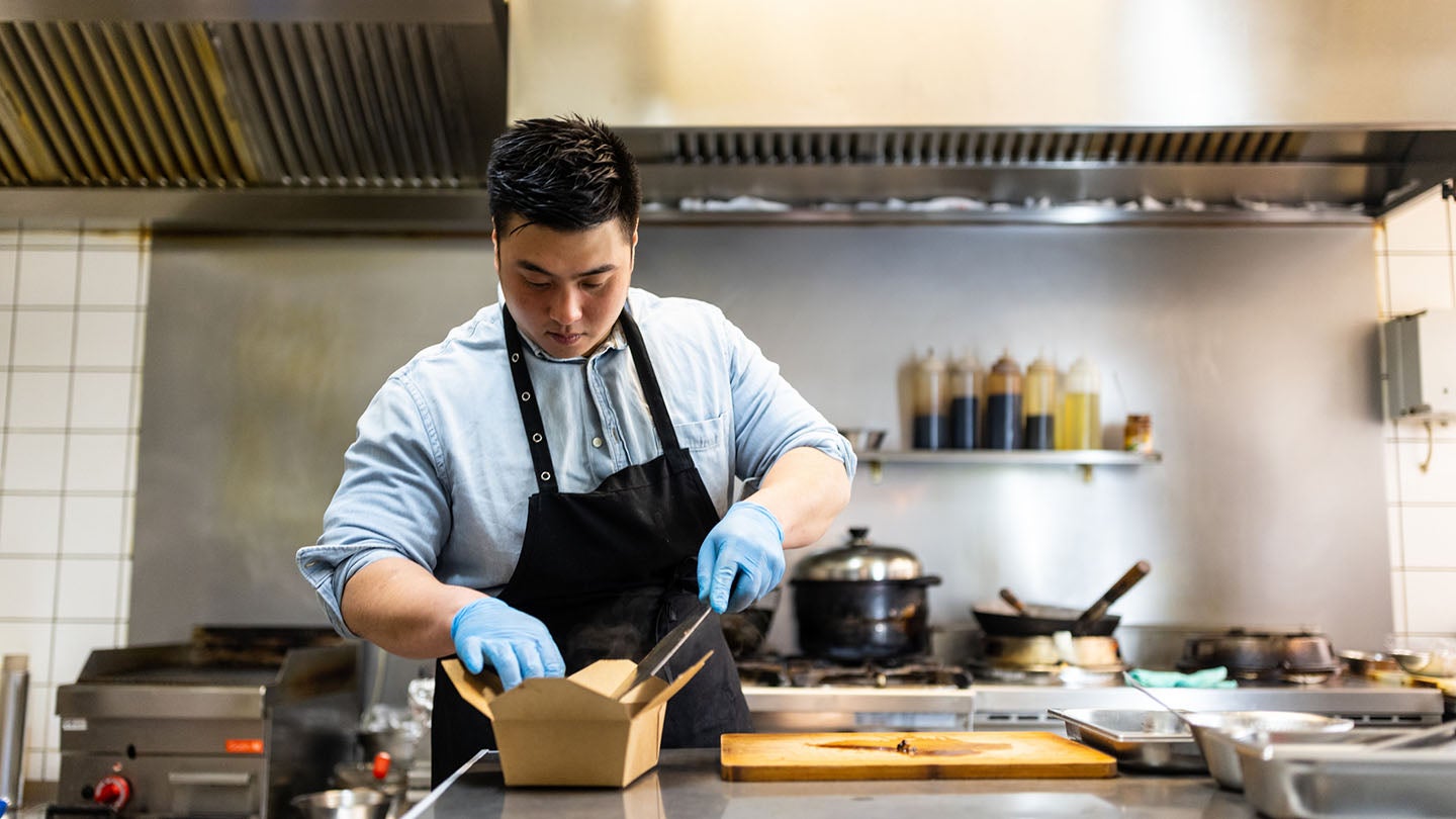 Chef in the kitchen