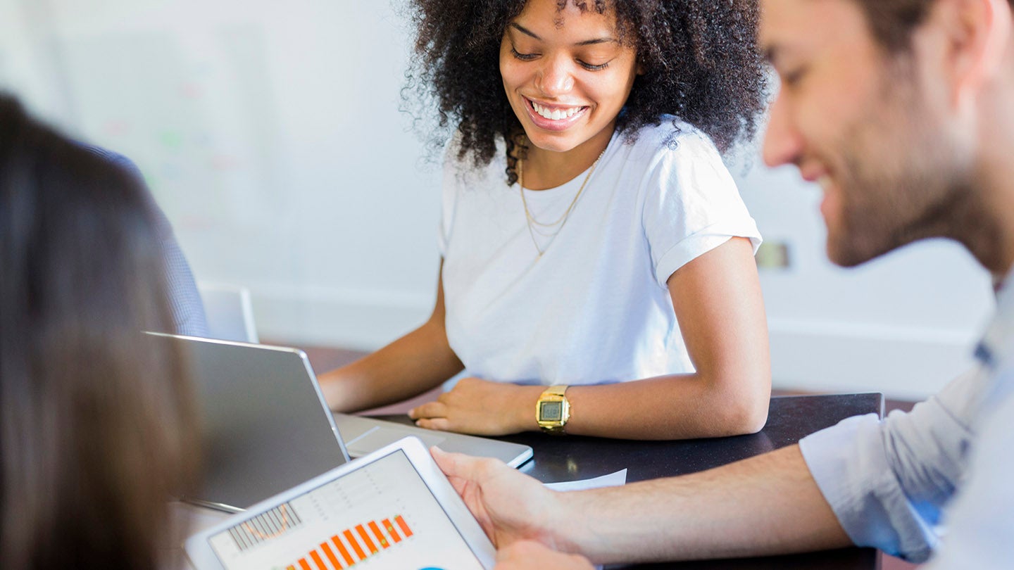 a group colleagues collaborating