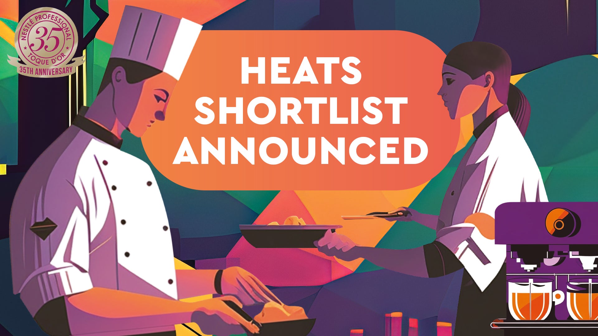 heats shortlist for Toque D'Or