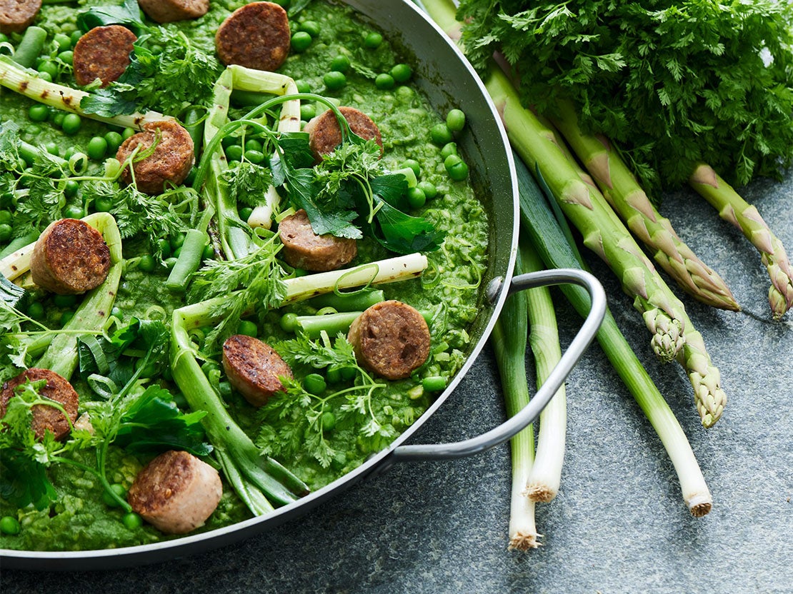 Asparagus dish for spring