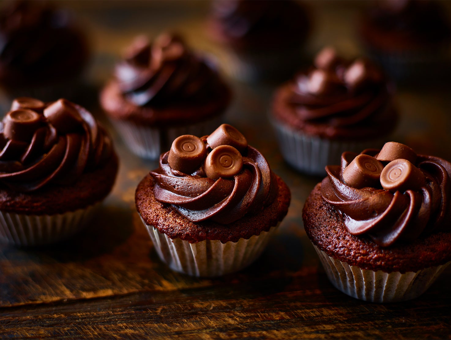 five rolo cupcakes