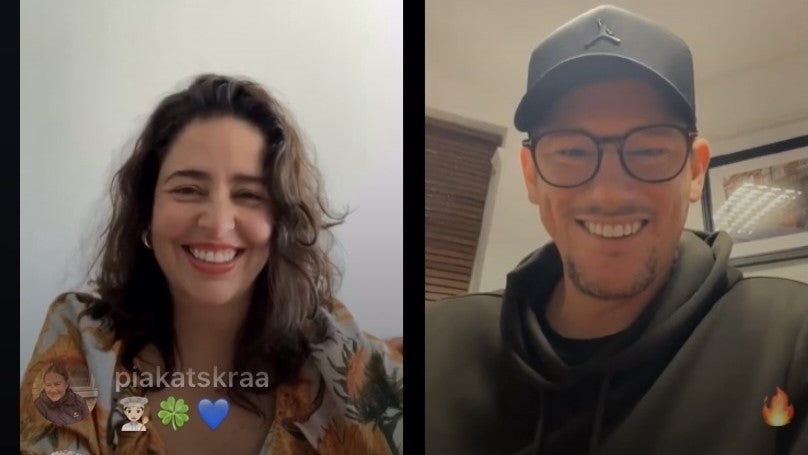 Adam Handling and Camila Cabral-Hellenas on Live session