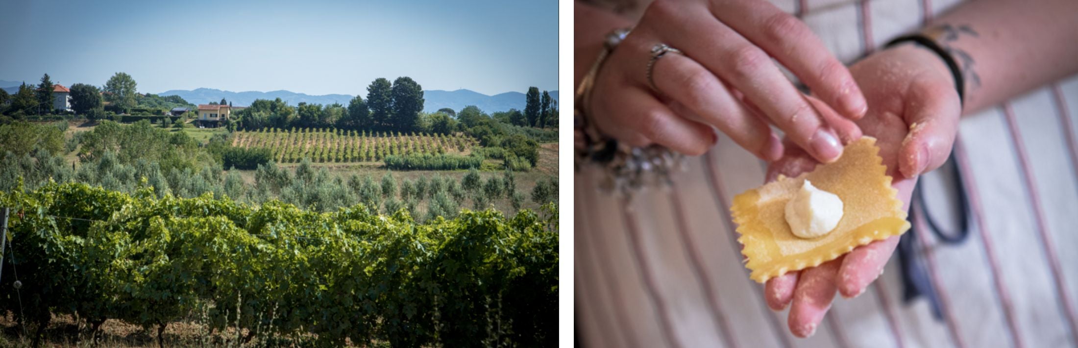 Toque winners  in Florence in countryside and pasta making course