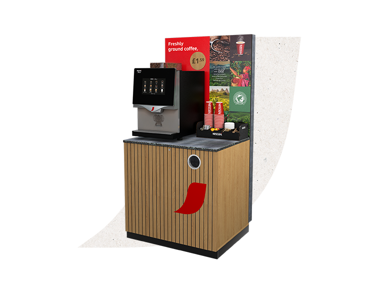Nescafe basic floor standing coffee machine