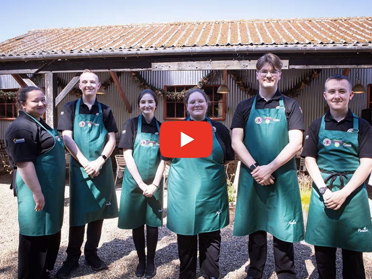 Toque d'Or 2025 competitors at farm