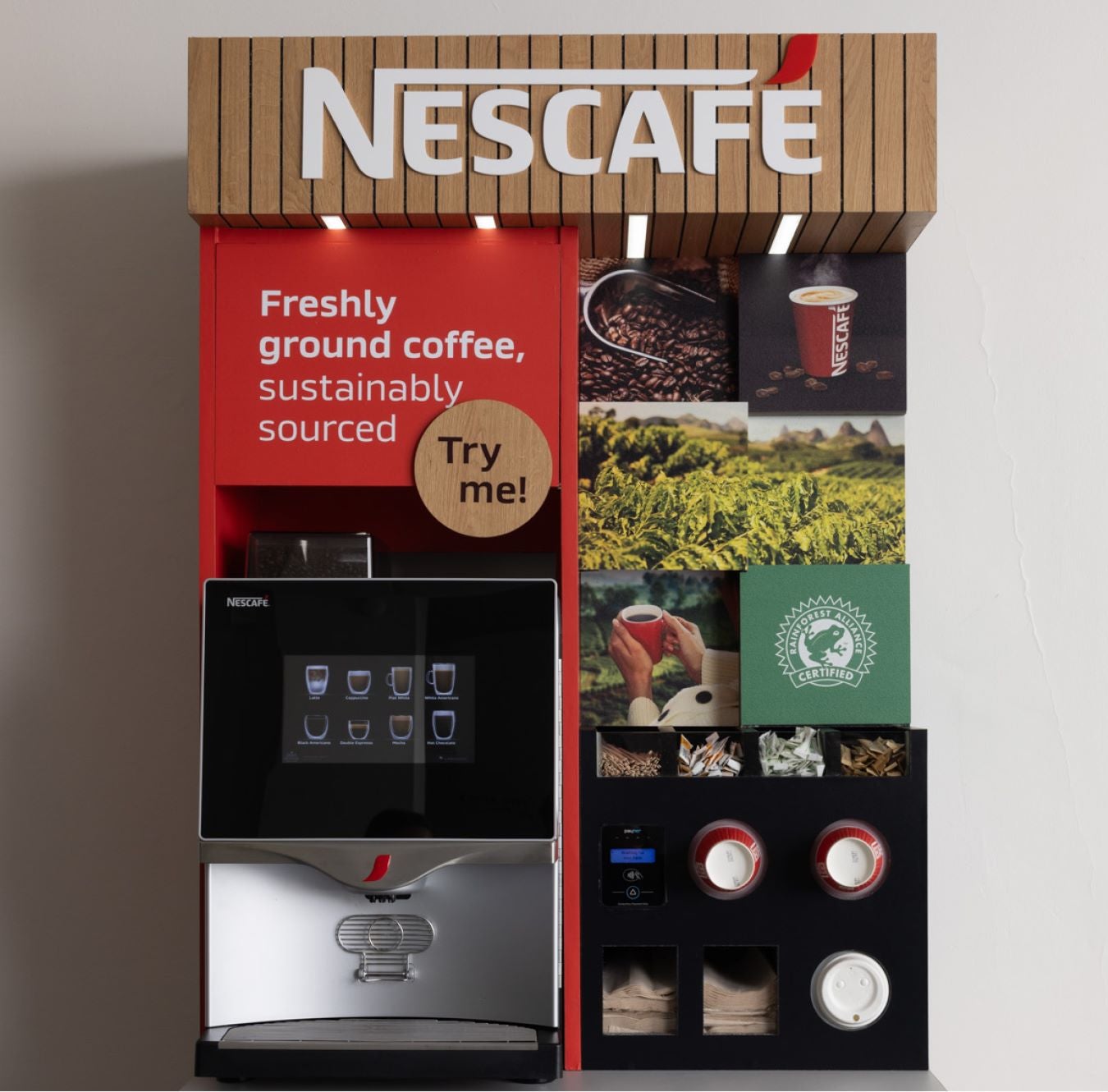 nescafe self serve machine