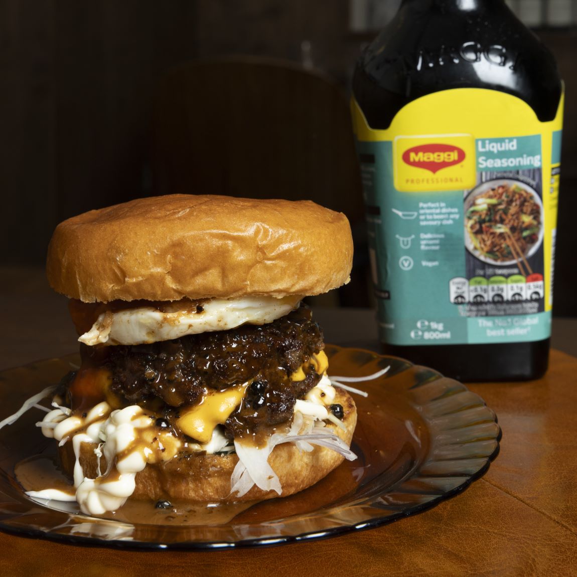 maggician competition dinner duda burger using liquid seasoning