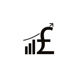 revenue from coffee cups sales icon