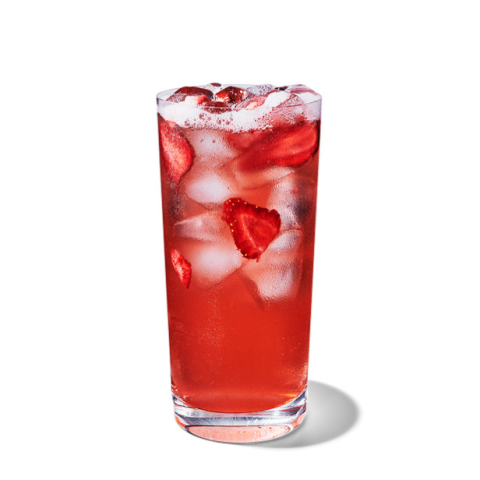 iced strawberry refresha