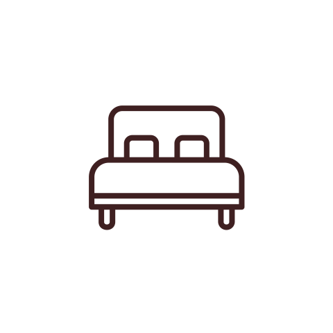 hotel bed icon