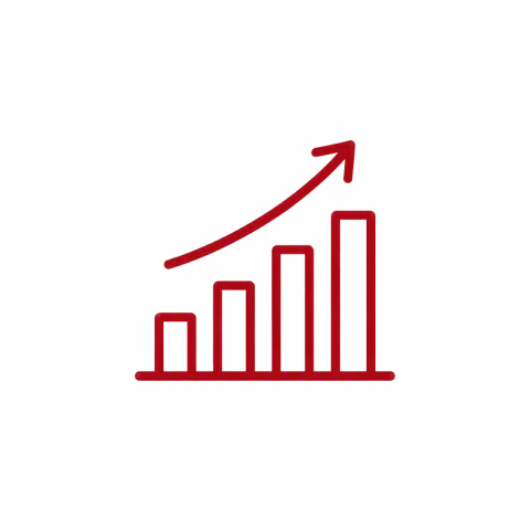 chart showing growth 