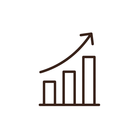 rising icon arrow