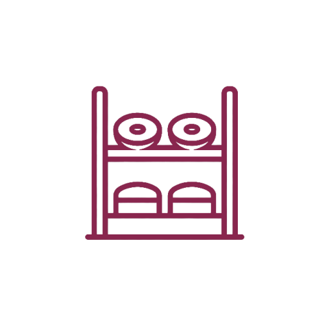 donuts on shelf icon
