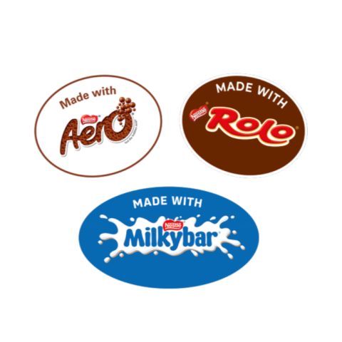 aero rolo and milkybar logo