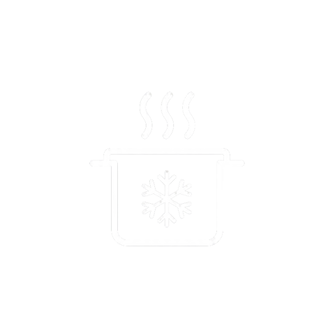 hot pot with cold icon