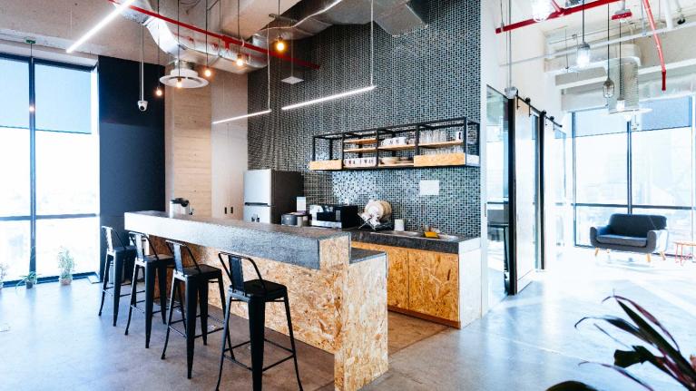 An office kitchen