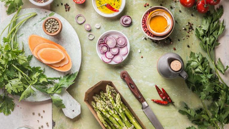 A spread of vegetables