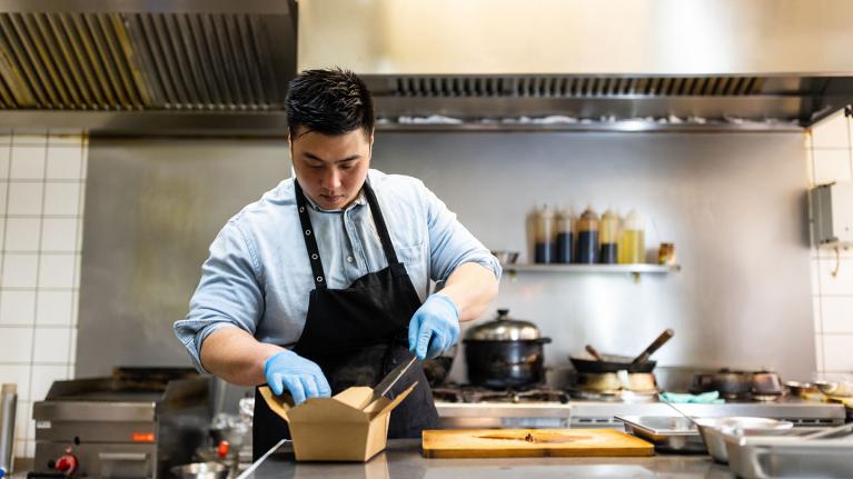 Chef in the kitchen