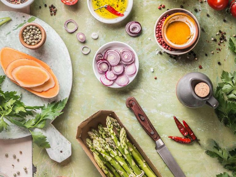 A spread of vegetables
