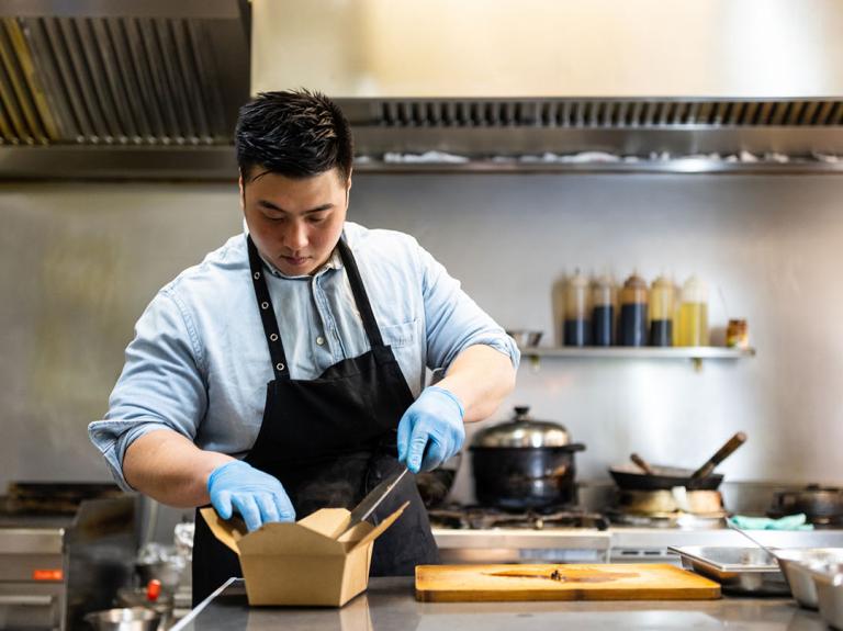 Chef in the kitchen