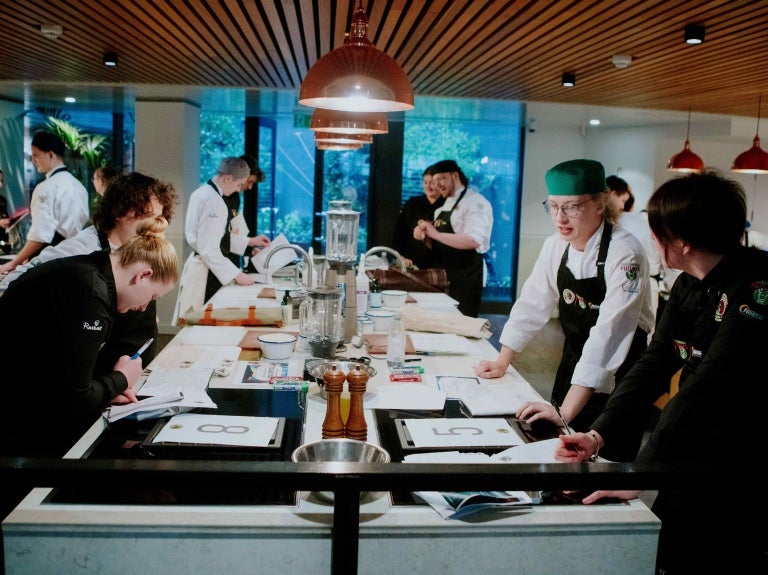 Heats kitchen