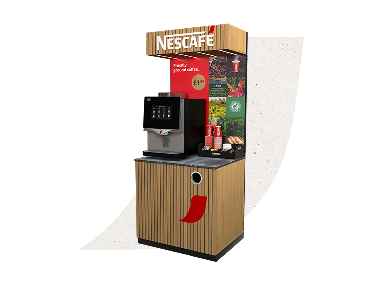 Nescafe optimal floor standing coffee machine unit