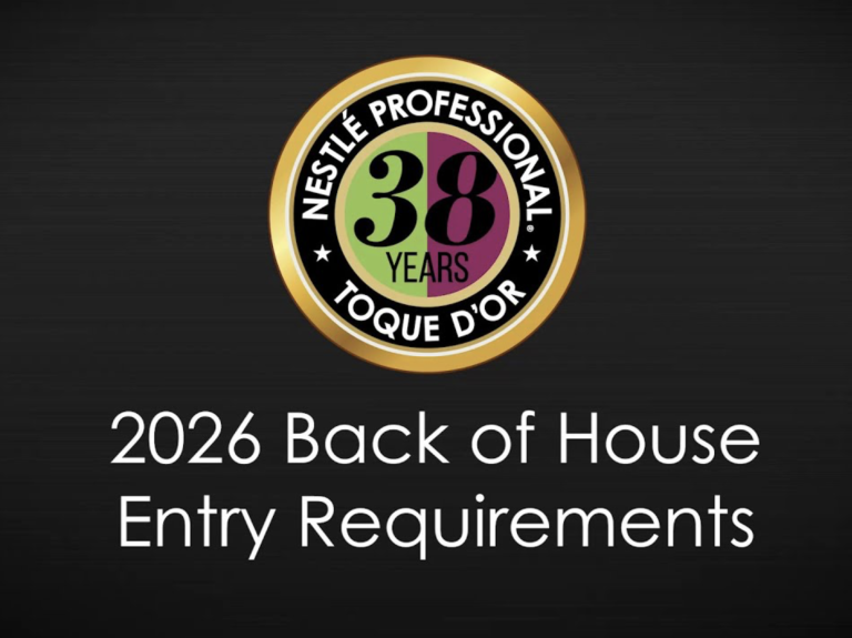 Toque d'Or 2026 Back of House task title page image