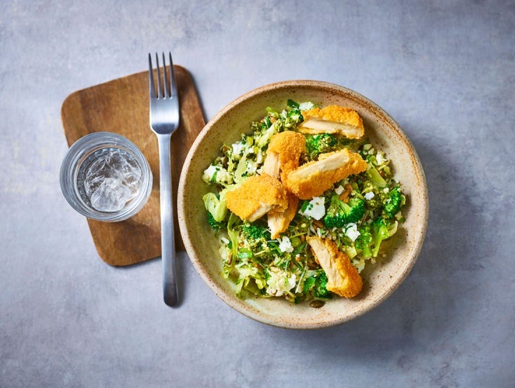 Summer chicken style salad 
