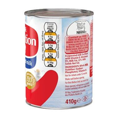 CARNATION® Evaporated Milk Tin 410g side