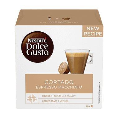 Box of Nescafé Dolce Gusto Cortado capsules