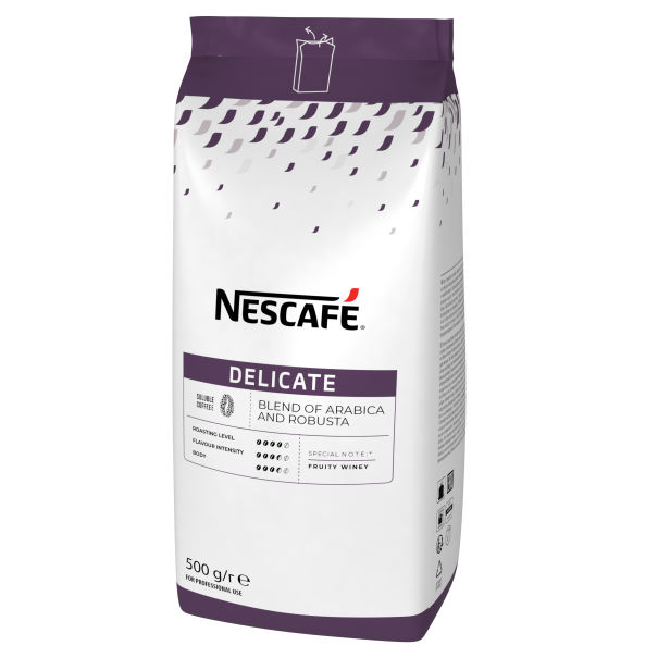 Nescafe Delicate 500g Front Angled View