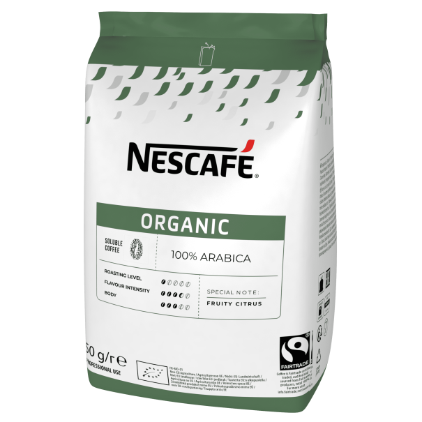 nescafe organic arabica coffee front