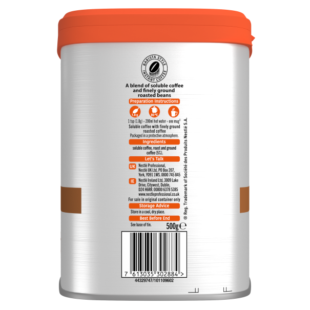 NESCAFÉ® Azera Americano 500g side of tin