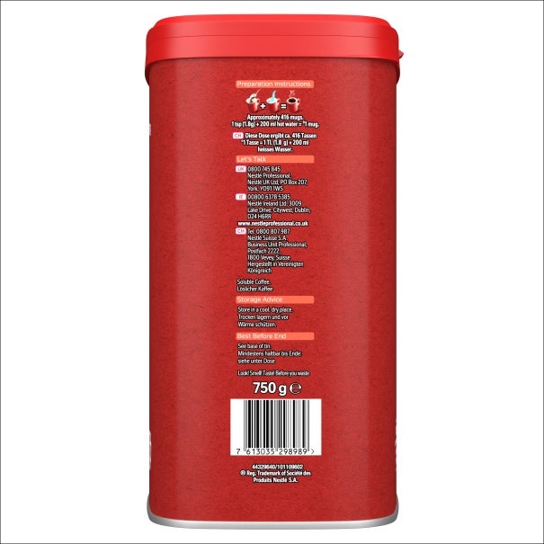 nescafe original 750g tin side