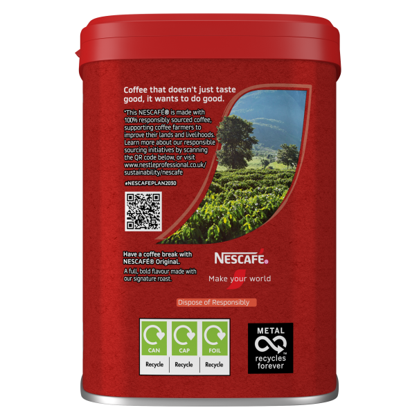 Nescafe original 500g side