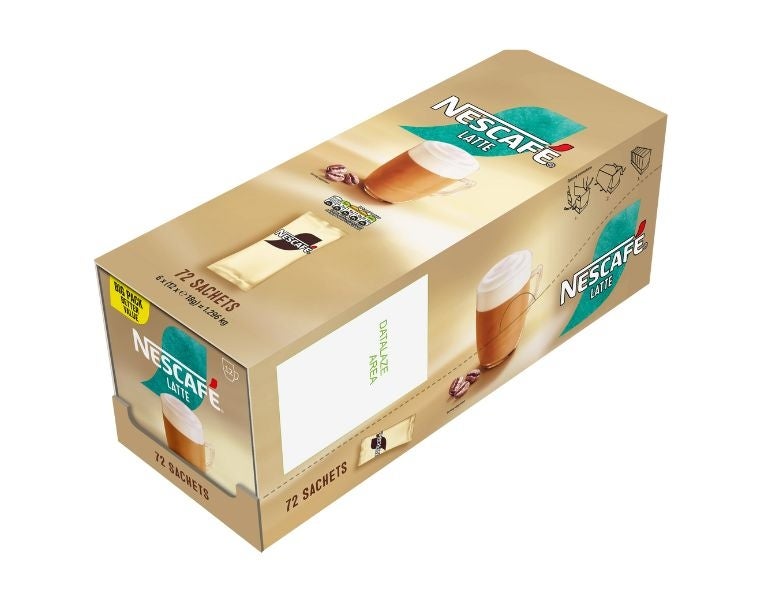 NESCAFÉ® Latte Sachets 72x18g Pack | Nestlé Professional