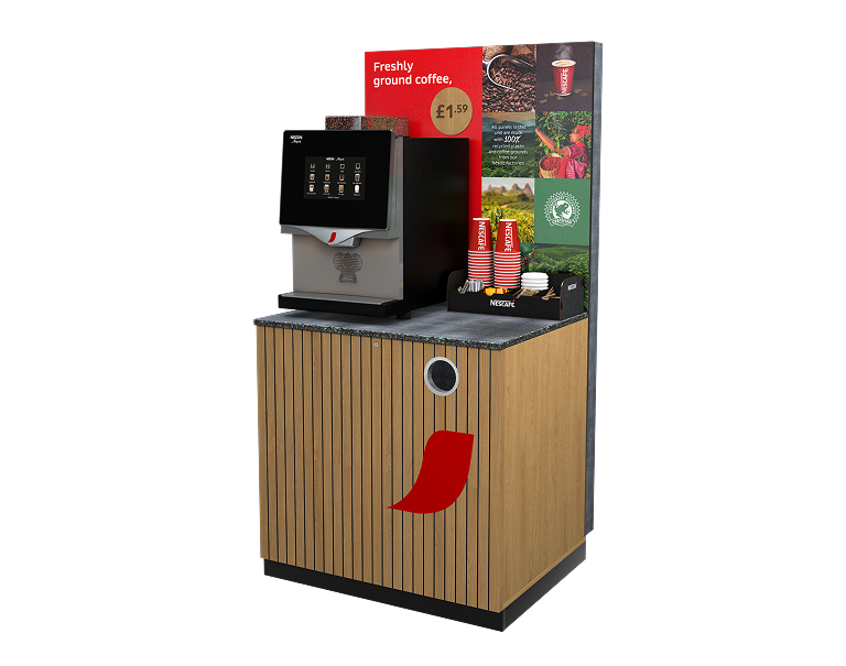 Nescafé Floor Standing Unit right