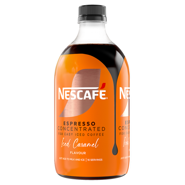 Nescafé Iced Caramel Espresso 500 ml bottle.