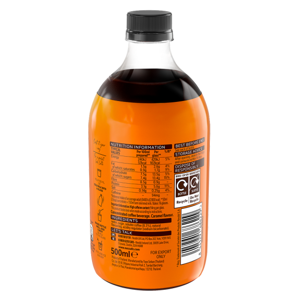 Nescafé Iced Caramel Espresso 500 ml bottle.