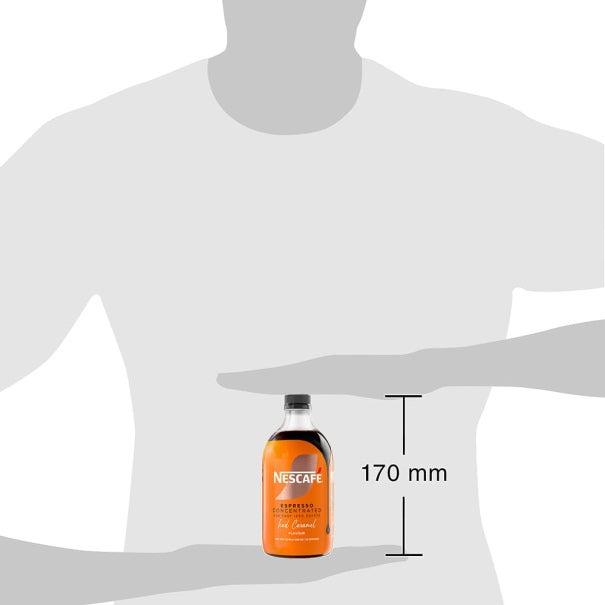 Nescafé Iced Caramel Espresso 500 ml bottle.