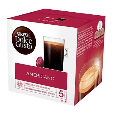 Nescafé Dolce Gusto Americano Capsules Angle View